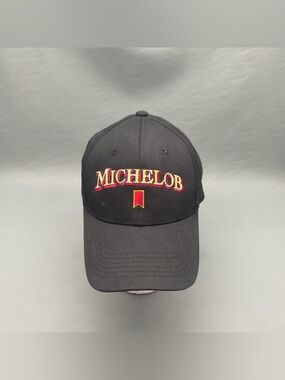 Michelob Beer Hat Black Top Of The World Adjustable Strapback Anheuser 2006